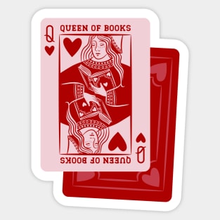 queen of books Sticker